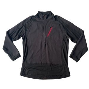 SmartWool PhD HyFi 1/2 Half Zip Mid Layer Top Mens XL black